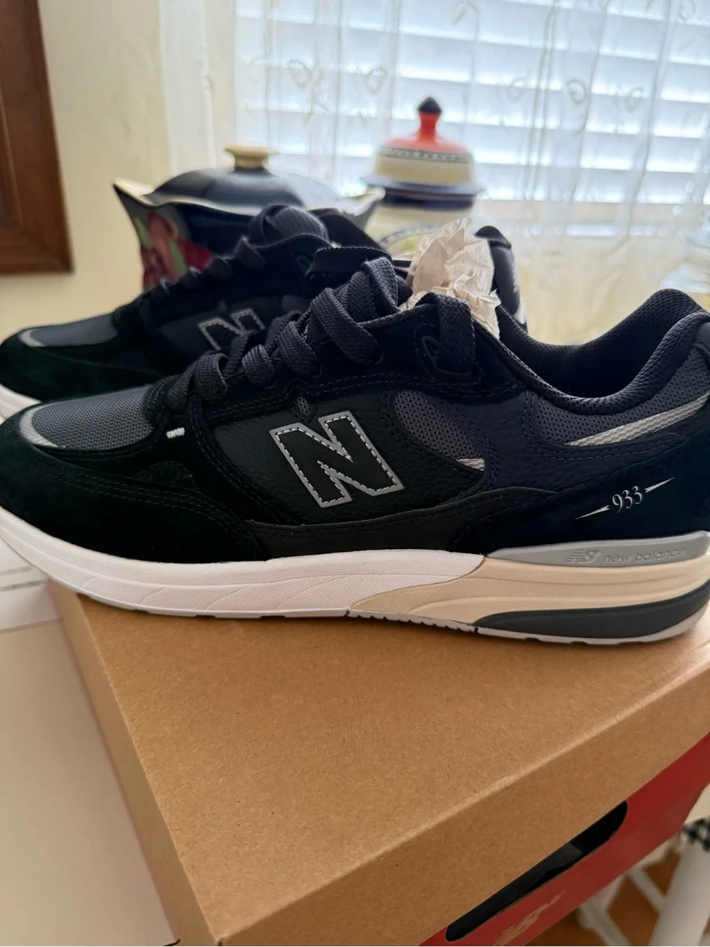 New Balance Black and Gray Andrew Reynolds 993-Style Men's Sneaker